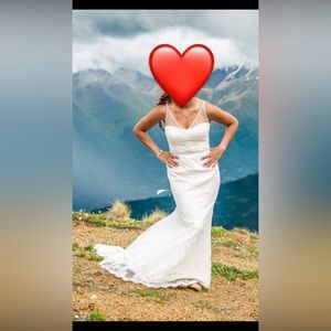 Vera Wang White Wedding Dress White by Vera Wang Illusion Tank Wedding Dress